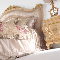 Luxury Custom European Antique Classic Rustic Royal Wood Bed Frame Brown Queen King Size Luxury Bedroom Set