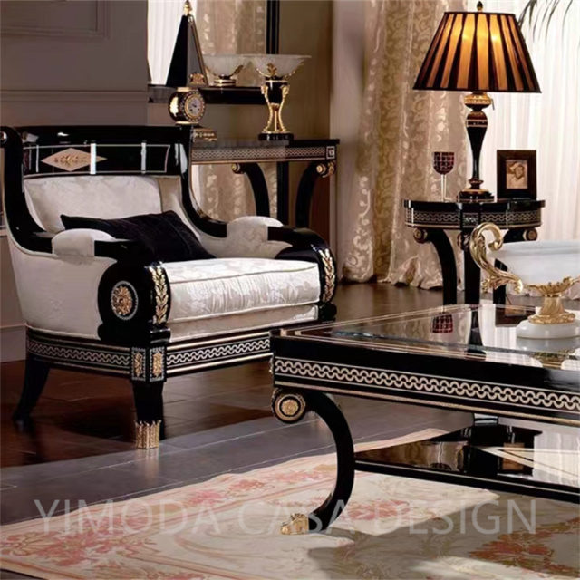 Luxury French Antique Sofas Baroque Seater White embroidery carved Sofa Hand Made Wood Carved Royal Classic Sofa Set