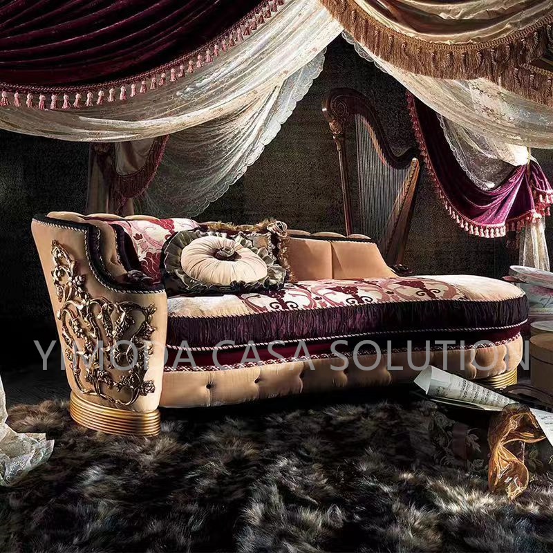 European Classic Antique Design Golden Carved wardrobe Vanities Solid Wood Furniture With Golden Cloth Storage Cabinets For Hotels And Villas