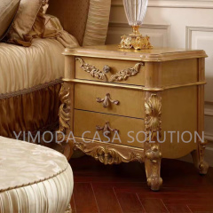 French Beige fabric tufted Bedroom King Size Bed Antique Upholstered Bed-Style Antique Luxury Bedroom Sets Furniture
