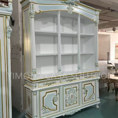 Elegant Antique French Vintage Solid Wood Wardrobe Handmade Clothing Cabinet with Storage for Luxury Bedroom Furniture