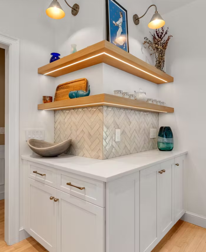 Eco-Friendly Modern Modular White Shaker Kitchen Cabinets With Sink Drawer Basket Faucet Custom Size & Color