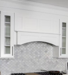 Eco-Friendly Modern Modular White Shaker Kitchen Cabinets With Sink Drawer Basket Faucet Custom Size & Color