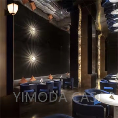 Cafe Table and Chair Outdoor Commercial Restaurant Furniture Arm Modern Hotel Dining Wood Cafe Chair