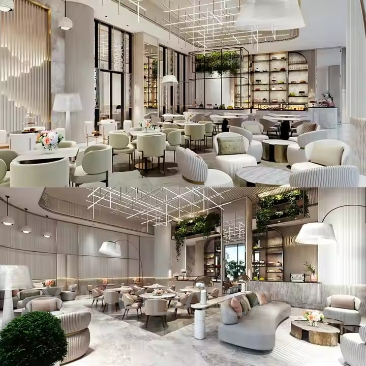 Modern Light Luxury Hot Sales Table and Chair Commercial Dining Casual Velvet Solid Wood Sofa Booth Simple Restaurant Furniture