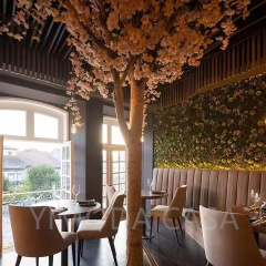 Modern Simple Commercial Hotel Restaurant Furniture Chair Table Set Sofa Booth Wood Blue Leather Dining Chair Fast Food