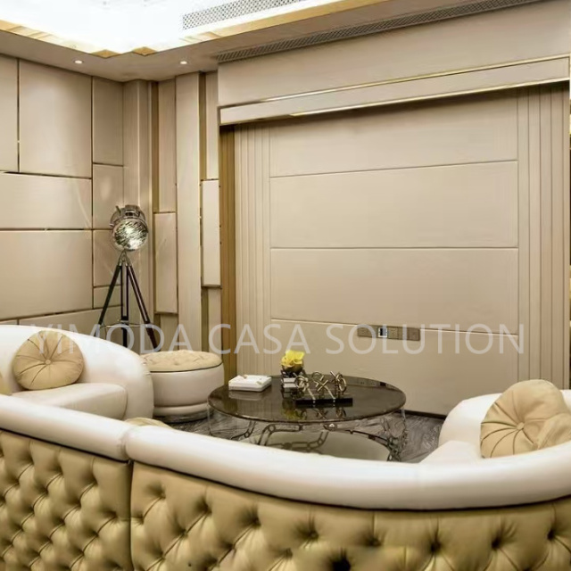 Villa Living Room Designer Furniture One Stop Solution High End Comfortable Sectional Couch Luxury Modern Sofa for Designers
