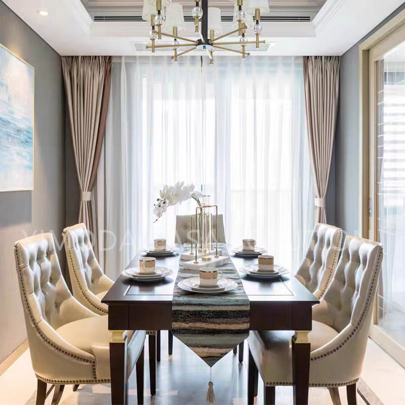 One Stop Interior Decor Furniture Villa Modern Reception yellow Velvet Couch 5 Star Hotel Lobby sofa Combination Dining room yellow velvet bar chairs