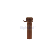 Amber Screw Tubes with Attached Cap