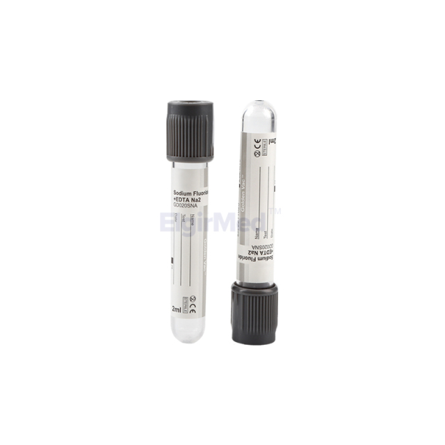 Grey  Blood Collection Tube