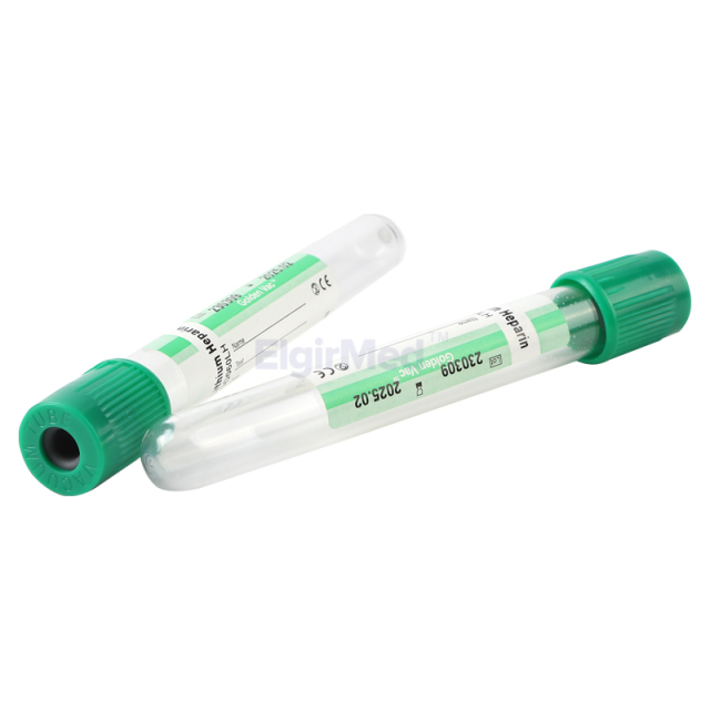 Blood Test Green Top Tube