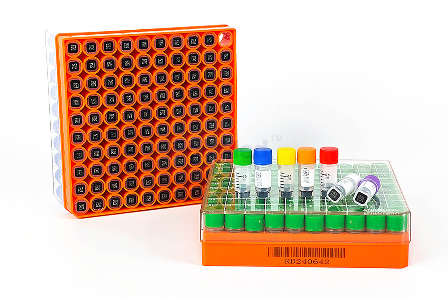 2d barcoded storage tubes