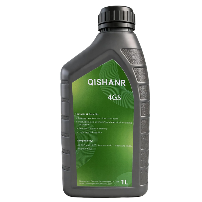 QISHANR 4GS High Viscosity Mineral Refrigeration Oil 1L - ISO 56 Naphthenic Compressor Lubricant