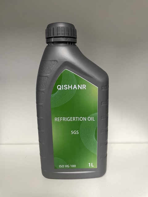QISHANR 5GS Premium Heavy-Duty Mineral Refrigeration Oil 1L - ISO 100 Naphthenic Compressor Lubricant