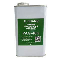Qishanr QSL-PAG46 PAG Refrigeration Oil ISO VG46 | Synthetic Compressor Lubricant for HFC/HFO/CO2, -52°C Pour Point, VI 192