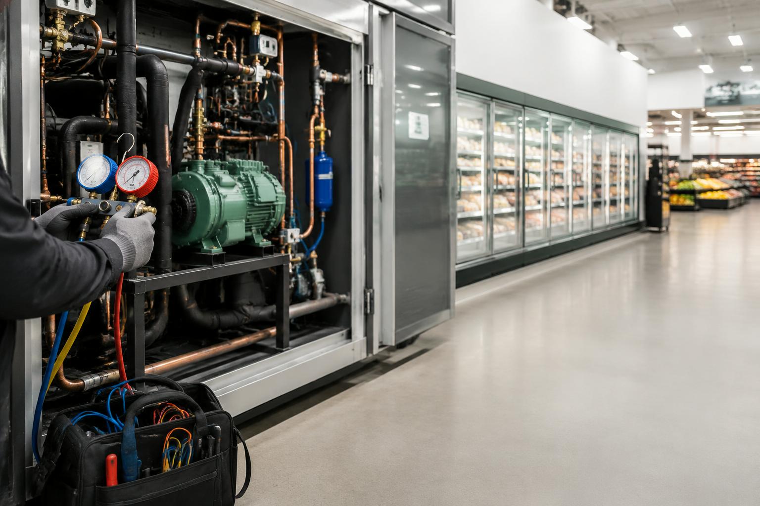 Commercial HVACR refrigeration service application