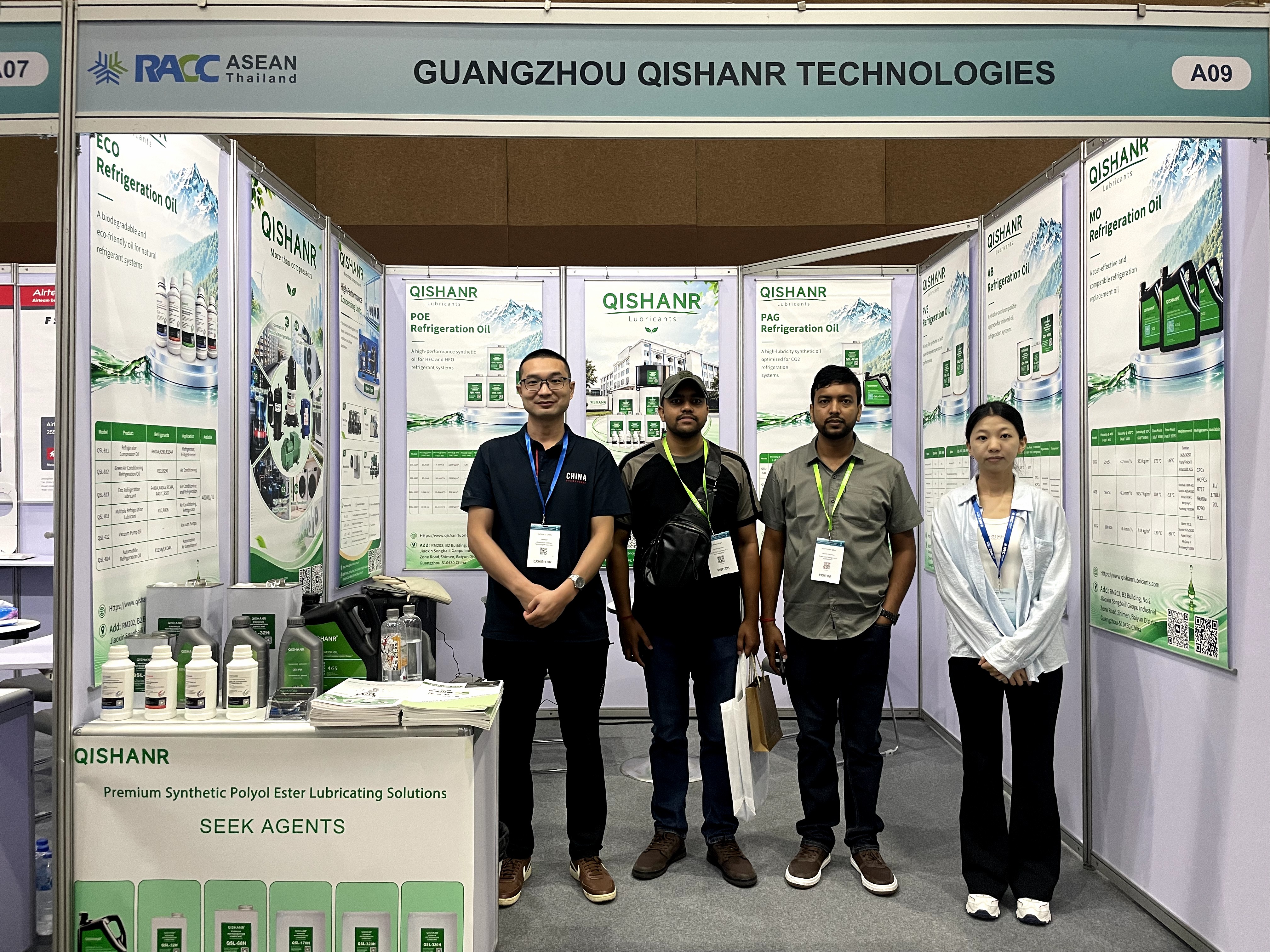 QISHANR Booth A09 at RACC ASEAN Thailand 2026