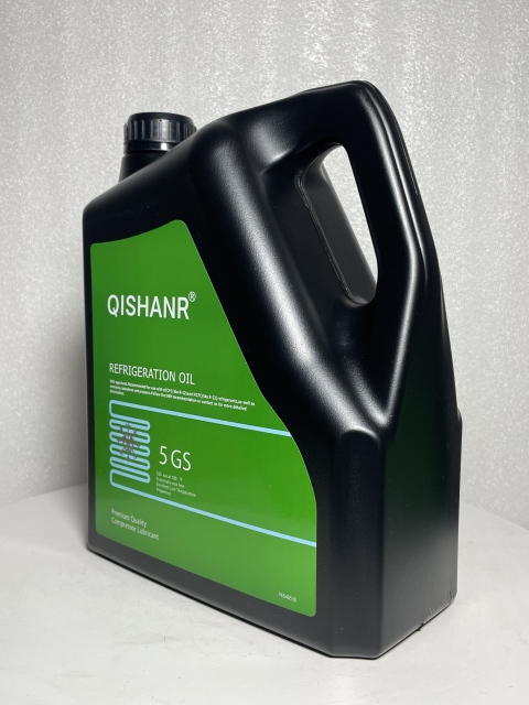 QISHANR 5GS Premium Heavy-Duty Mineral Refrigeration Oil 1L - ISO 100 Naphthenic Compressor Lubricant