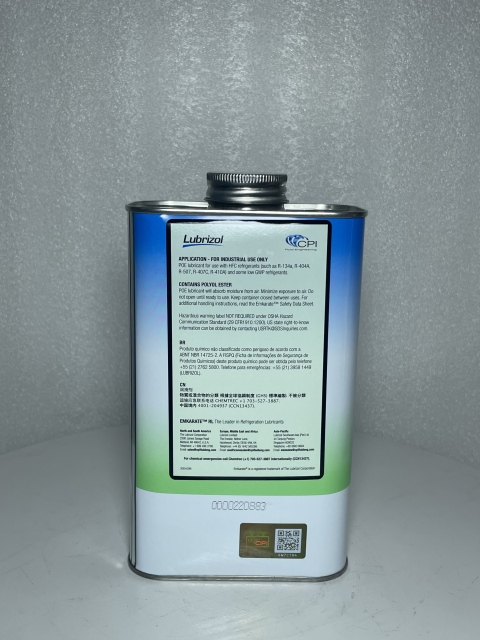 Emkarate RL68H Synthetic POE Refrigeration Oil ISO VG68 | For HFC/HFO Compressors, 1L-208L