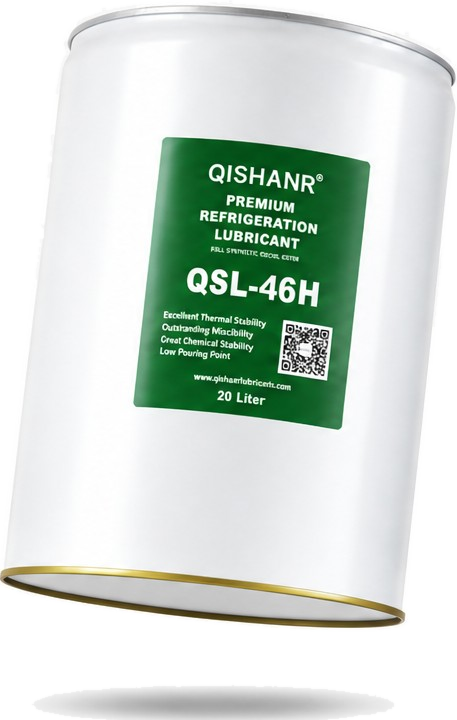 QISHANR QSL-46H polyol ester refrigeration lubricant in a 20 litre drum