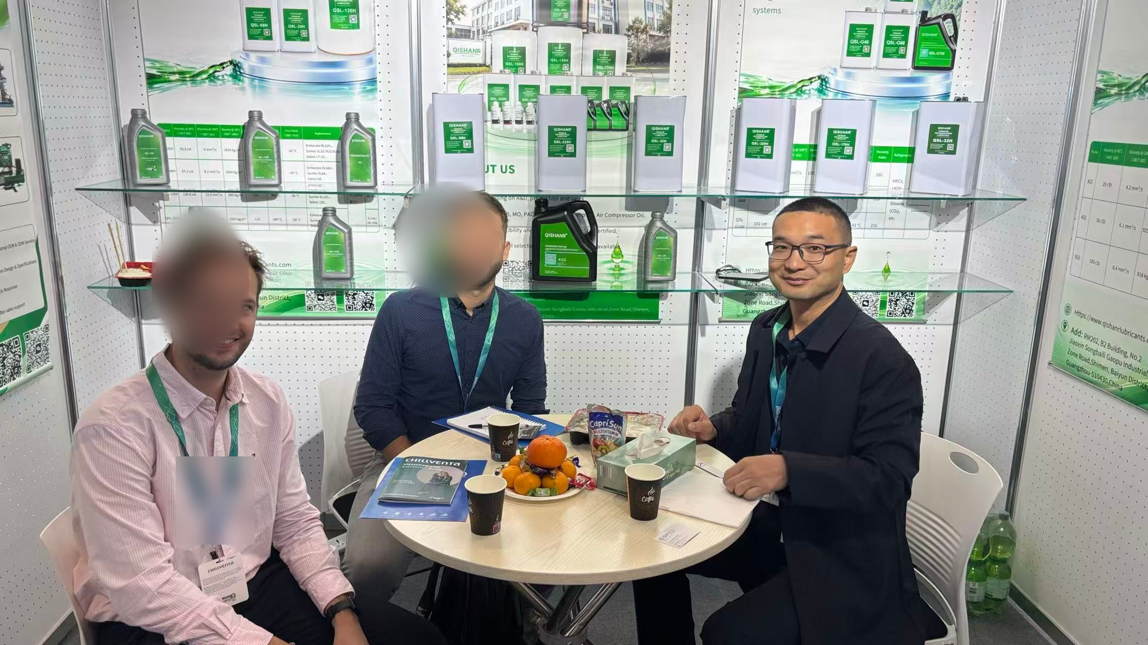Technical discussion with a refrigeration equipment client at Chillventa 2026