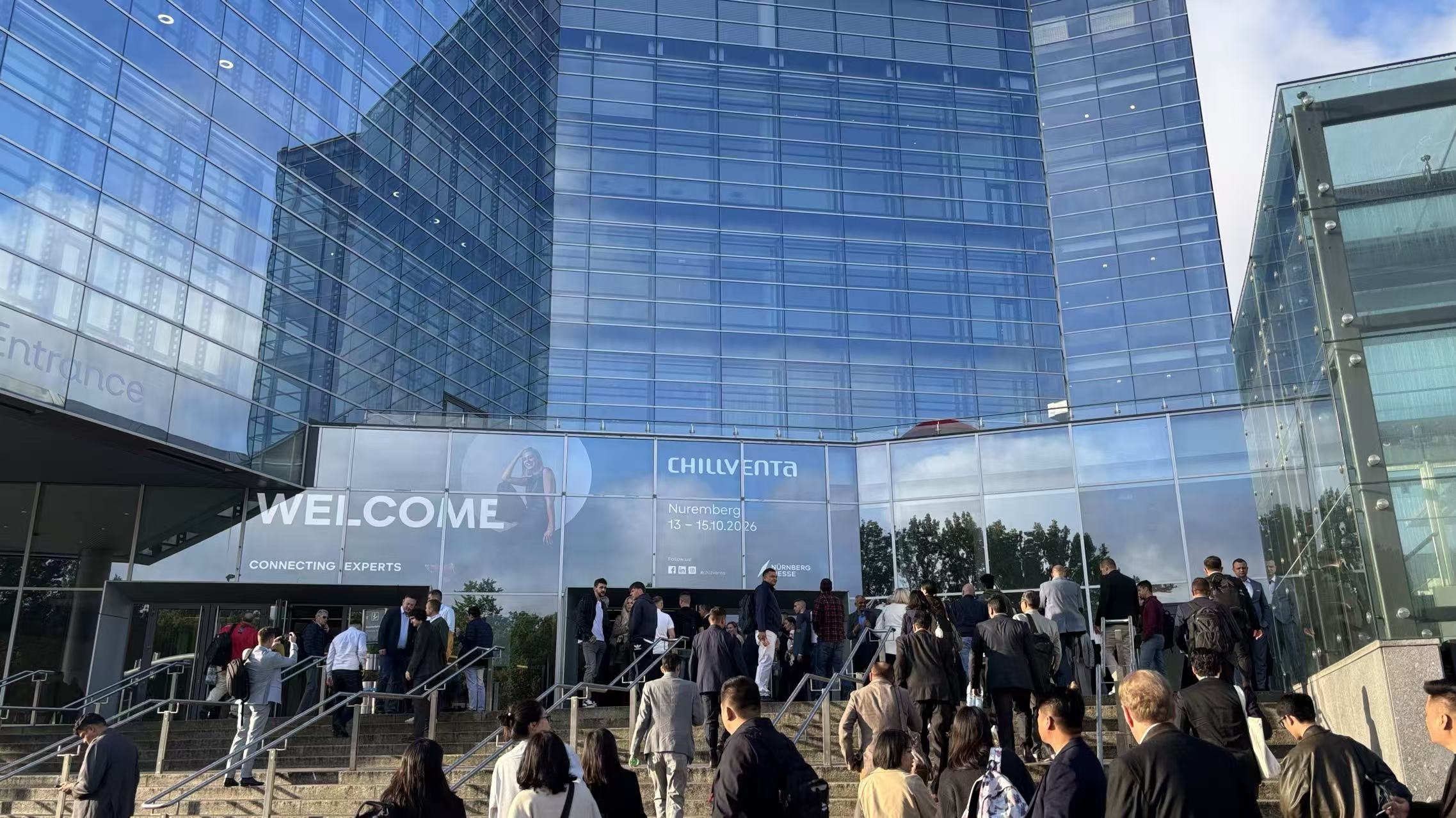 Chillventa 2026 entrance in Nuremberg