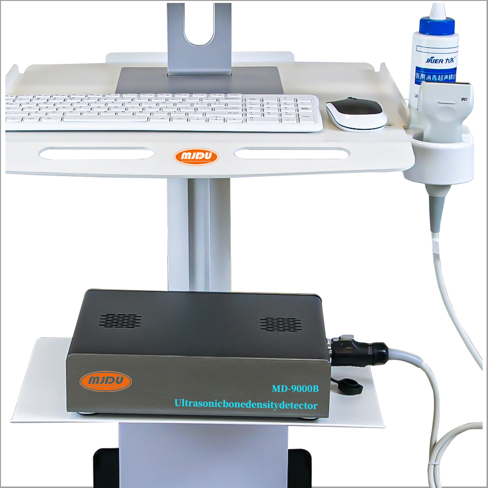 MJD-9000B / Detector de densidade óssea ultrassônico portátil com carrinho