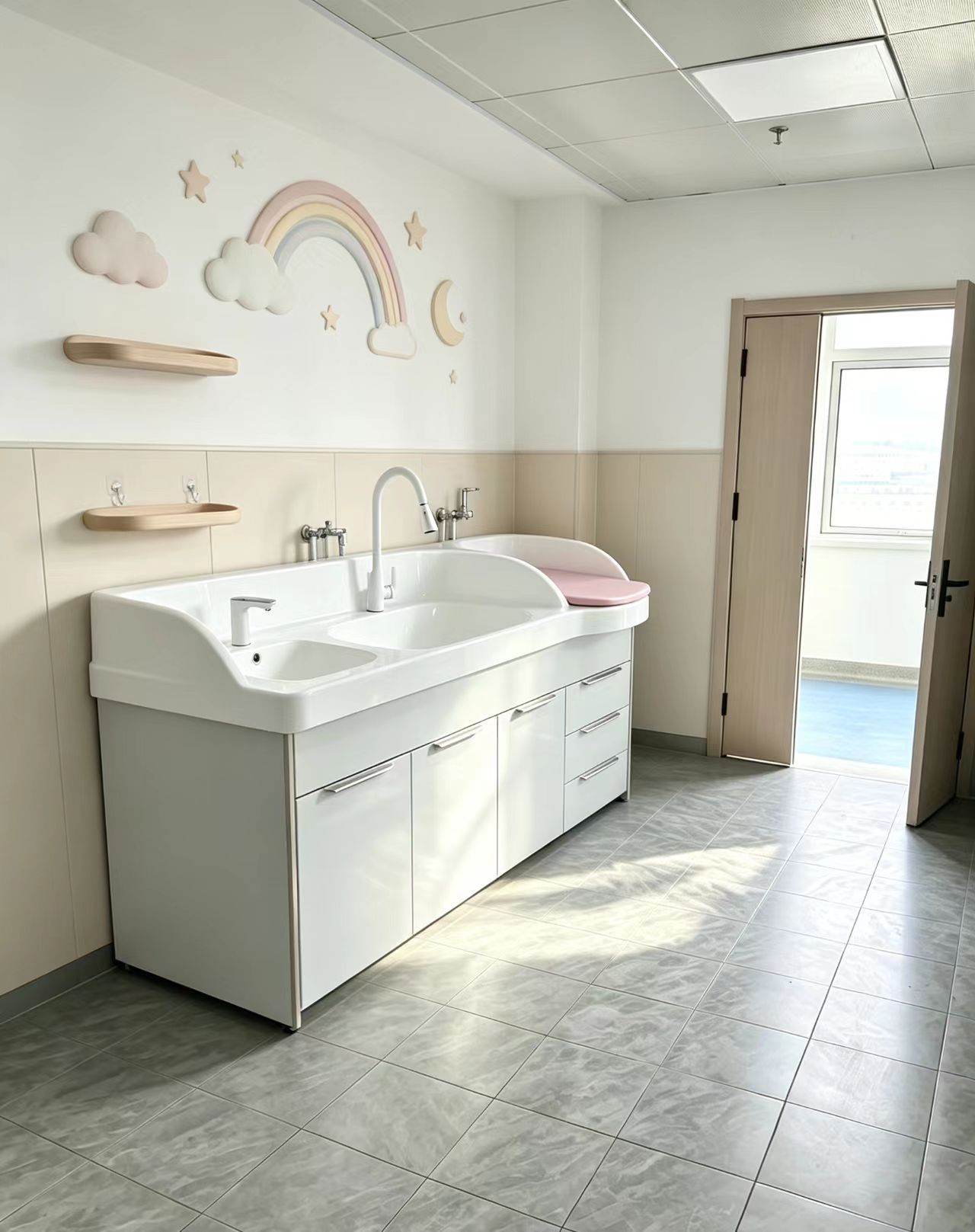MJD-8000A / Newborn bathing tub (combined with handwashing, bathing, and massage functions)