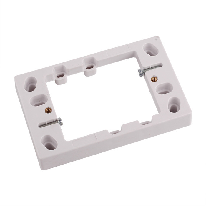 Surface Mounting Block, 18 mm Depth, White