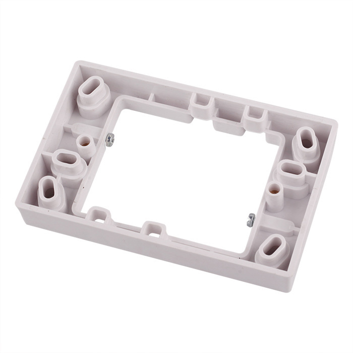Surface Mounting Block, 18 mm Depth, White