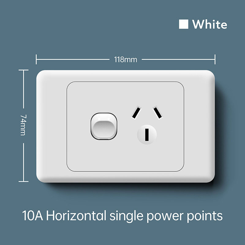 Three - pronged Socket + Wall Switch: Ideal for Daily Power Needs