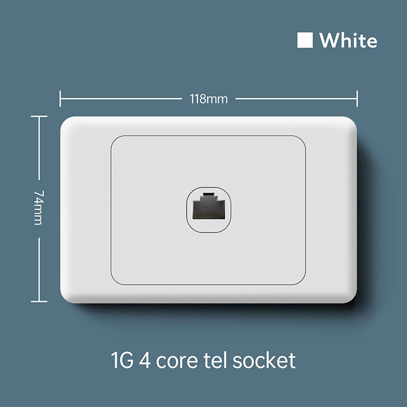 Standard Australia Phone Socket Wall Platet