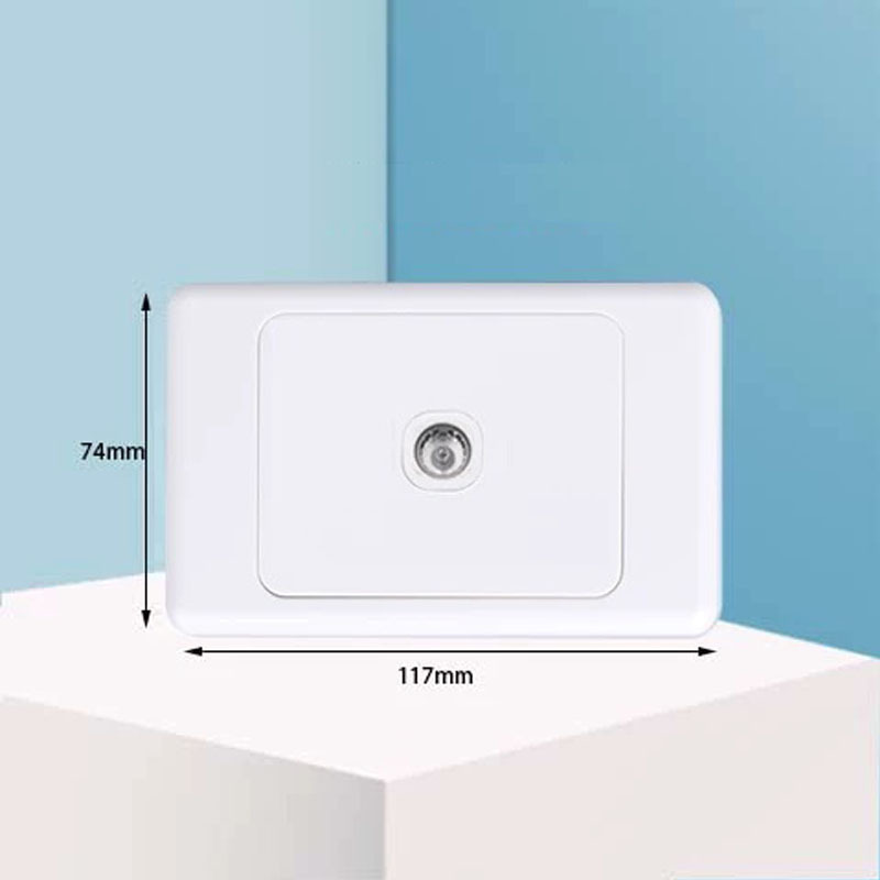 TV Socket Wall Standard 1 - Hole Australian Style, Embedded Install