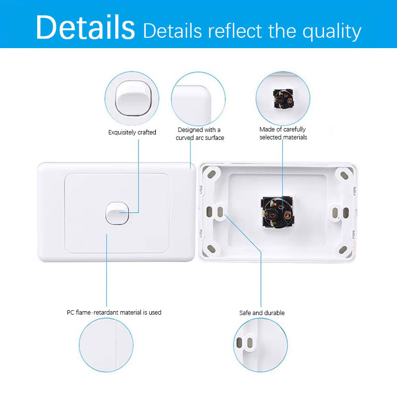 Australian Wall Switches Light Power Point Switches