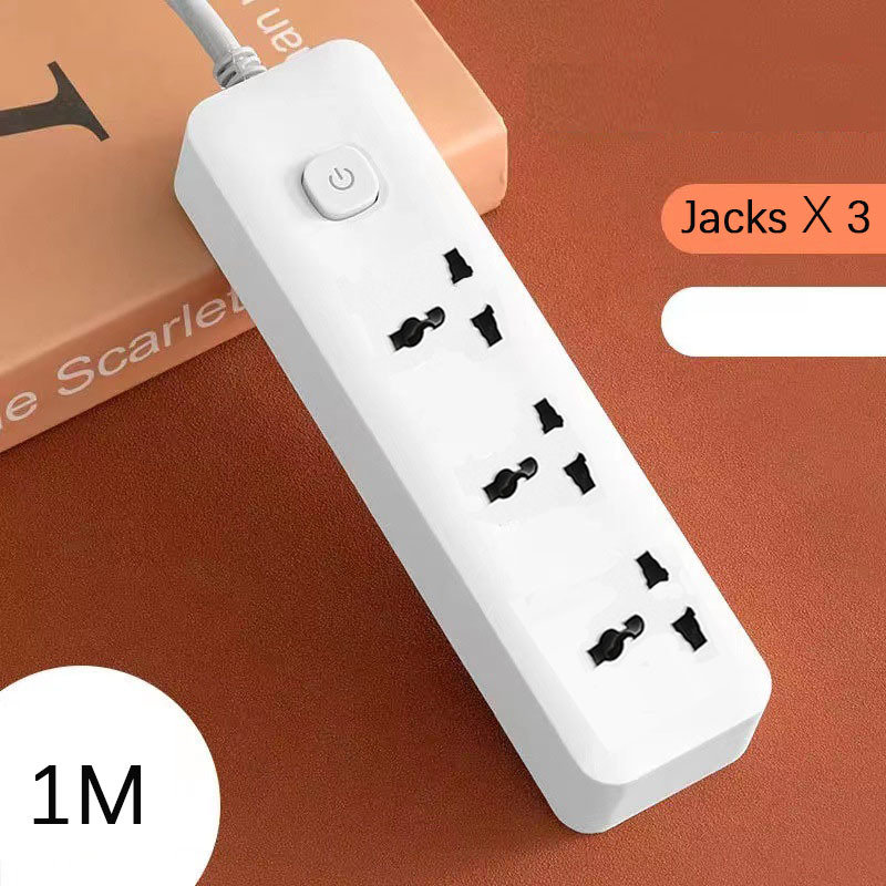Australian Power Strip: 1m Extension, 3 Outlets for Home & Office