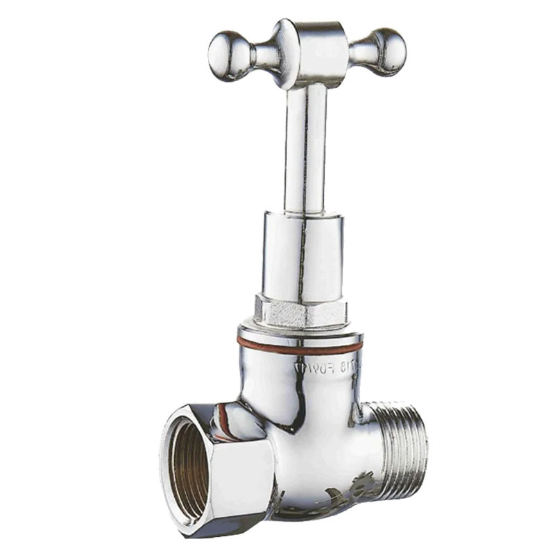 15mm Chrome Male And Female Lead Free T-Head Washing Machine Tap