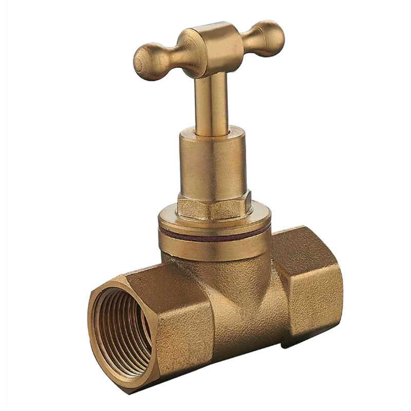 15mm Brass Female T-Head Stop Cock