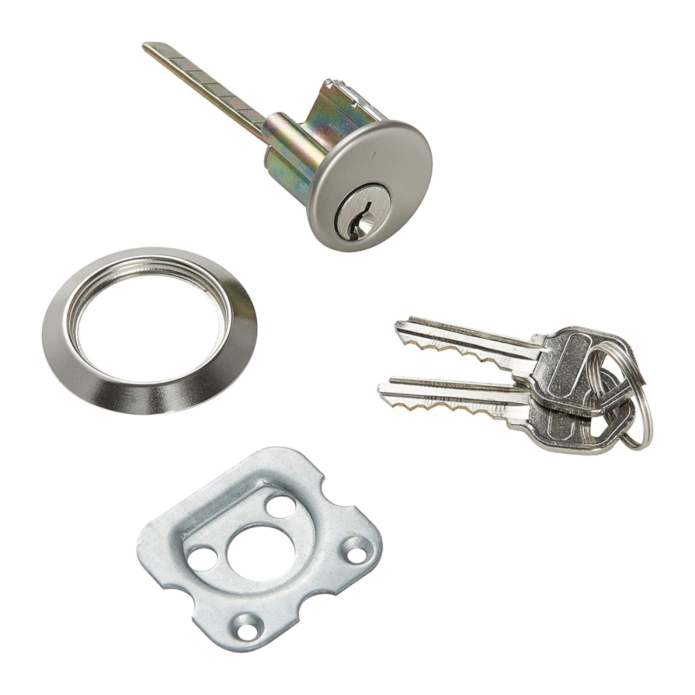 TABUBIL Door Lock Chromed Single Cylinder Deadlock Suits Left&Right