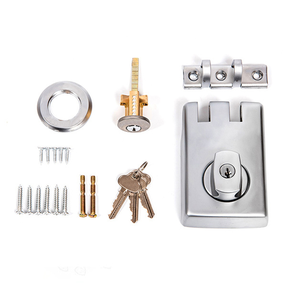 TABUBIL Double Cylinder 355 Deadlock Satin Chrome