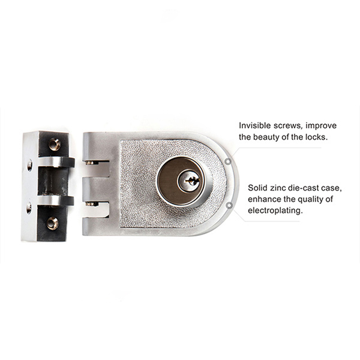 TABUBIL Chrome Plated Double Cylinder Deadlock