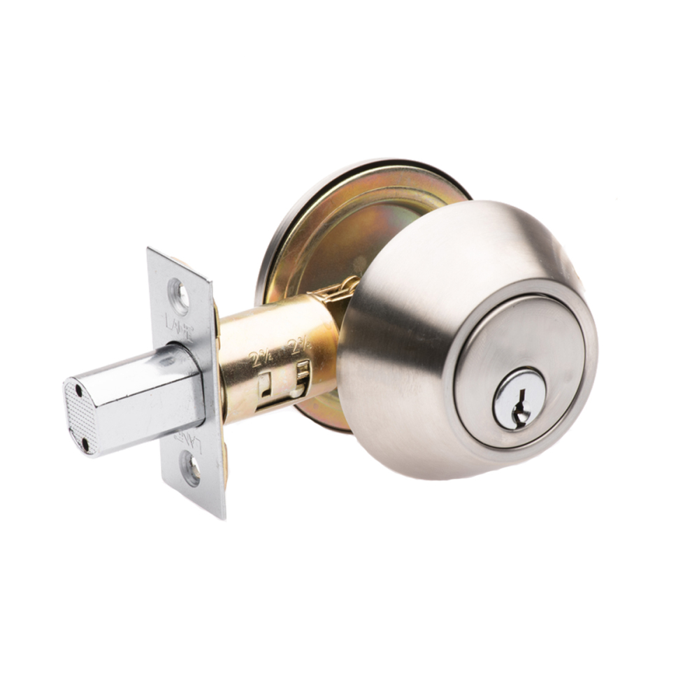 TABUBIL Satin Stainless Steel Single Cylinder Deadbolt