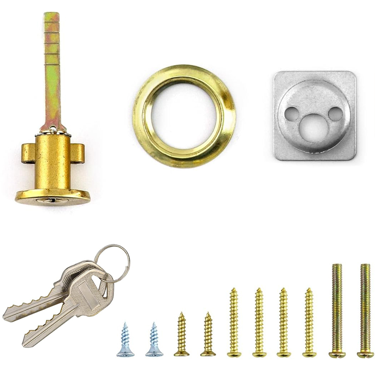 TABUBIL Night Latch Deadbolt Rim Lock