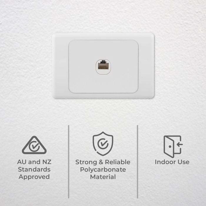TABUBIL Cat 6 Single Ethernet RJ45 Outlet