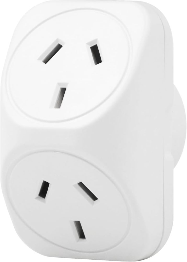 TABUBIL Multi Plug Outlet Extender: Double Wall Adapter for Home, Office