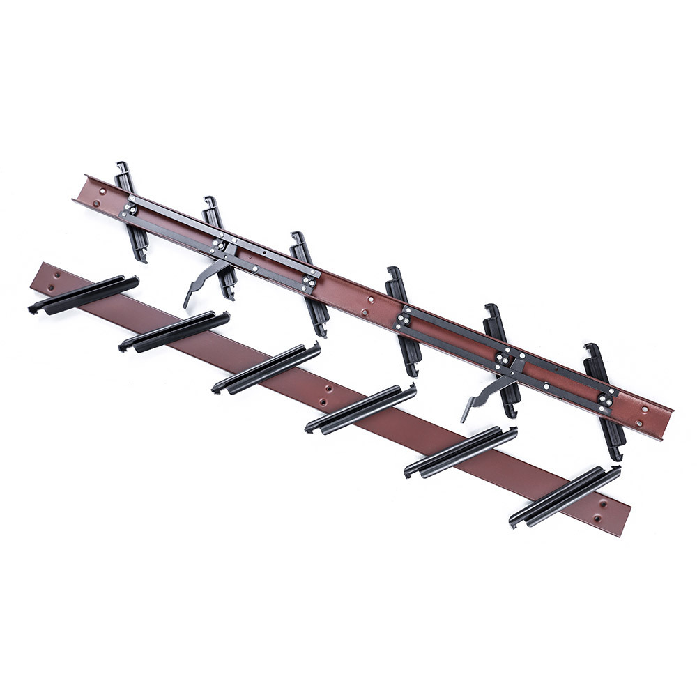 Aluminum-plastic 6-blade shutter bracket