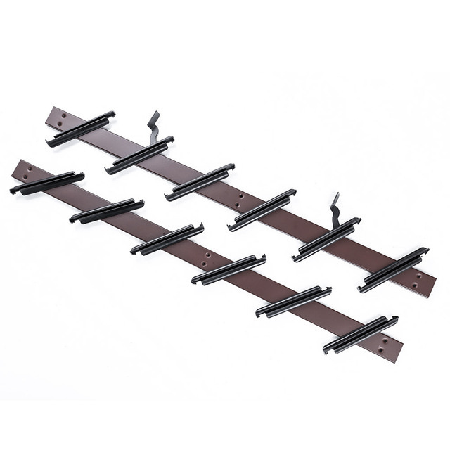 Aluminum-plastic 6-blade shutter bracket