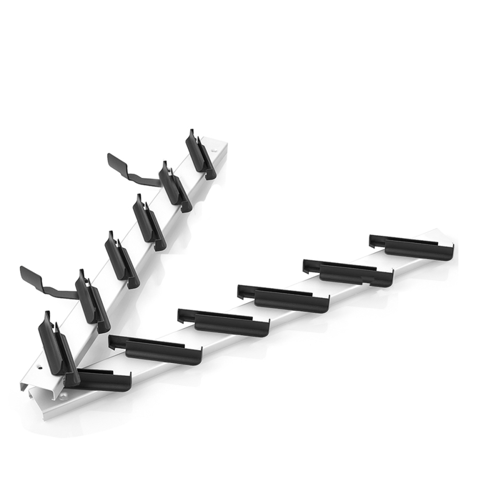 Aluminum-plastic 6-blade shutter bracket