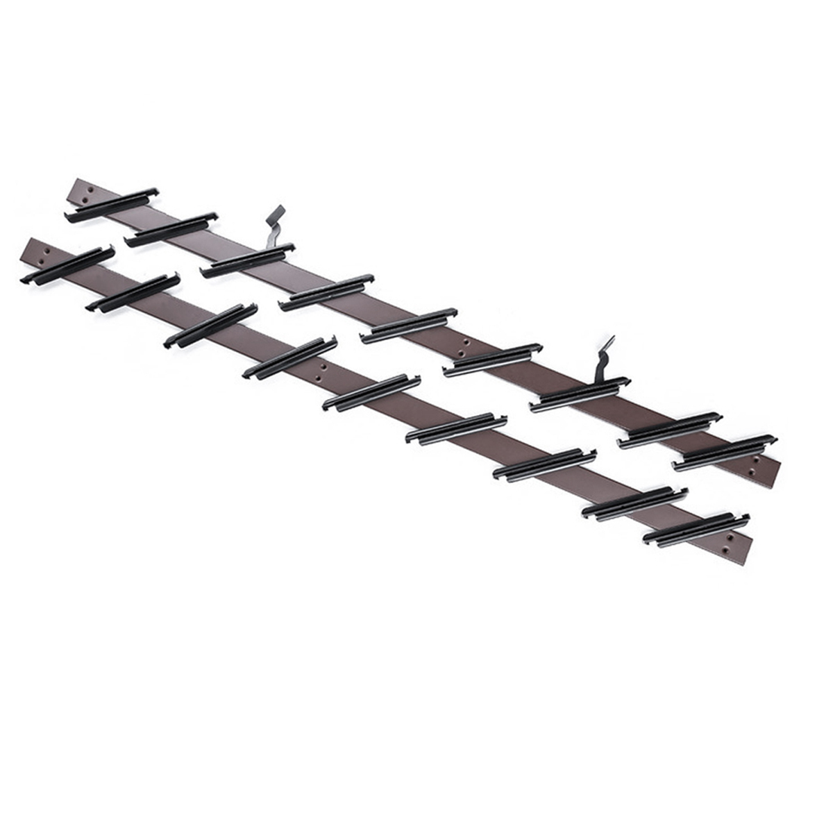 Aluminum-plastic 9-blade shutter bracket