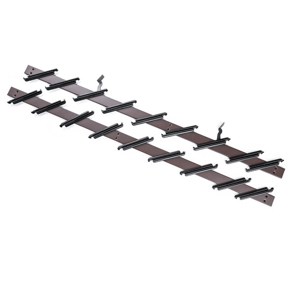 Aluminum-plastic 9-blade shutter bracket