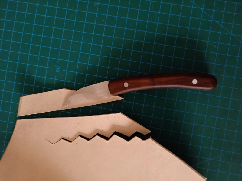 KL full-tang hollow-out hook knife